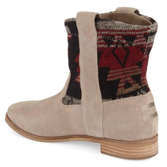 TOM’S DESERT BAJA LAUREL SUEDE BOOTS SIZE 8 EUC - Picture 2 of 12